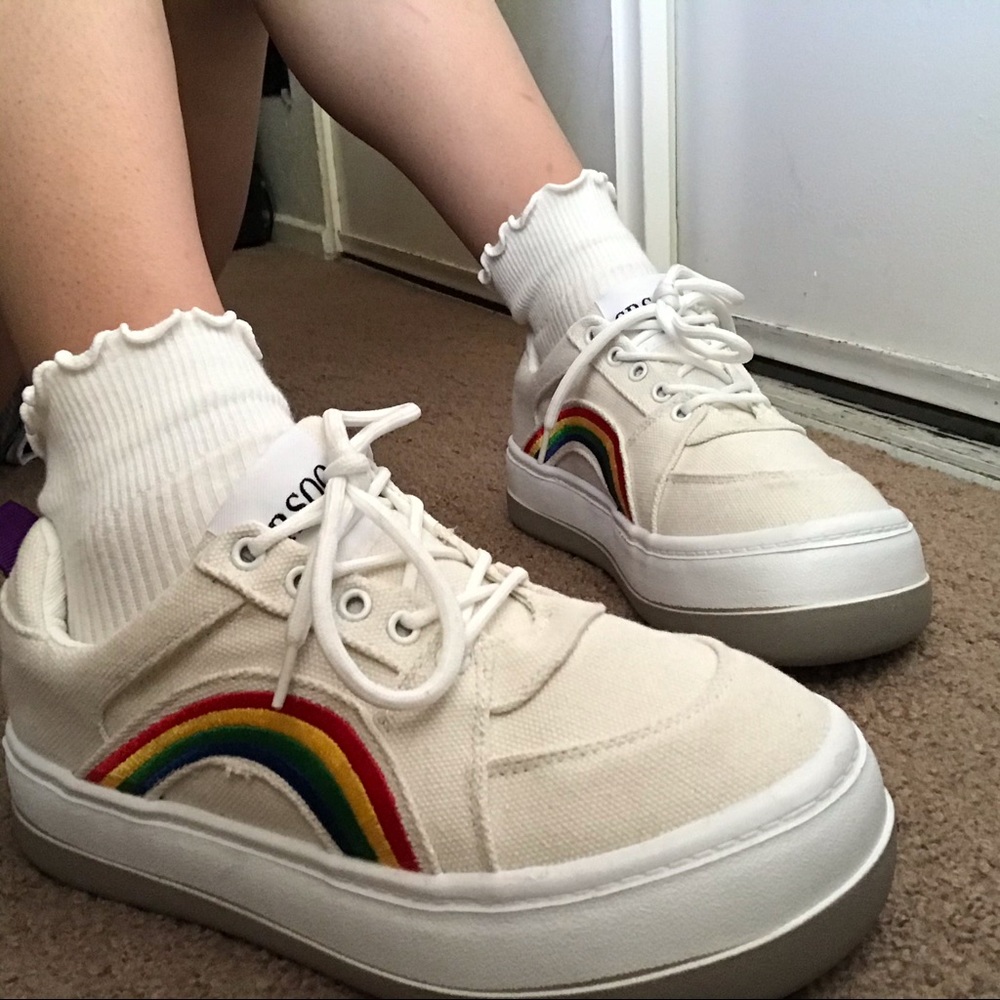 Rainbow Chunky Shoes
